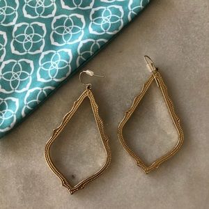 Kendra Scott gold Sophee drop earrings